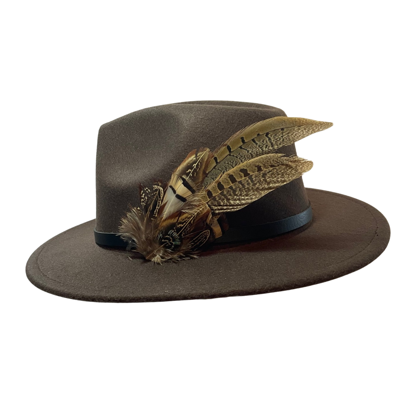 TENBY Genuine Pheasant Feather Hat Plume