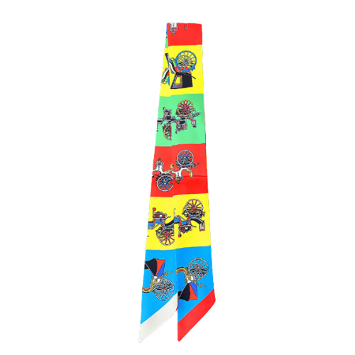 TANSY Horse Design Twilly Scarf, Hair or Handbag Tie - 85 x 5 cms