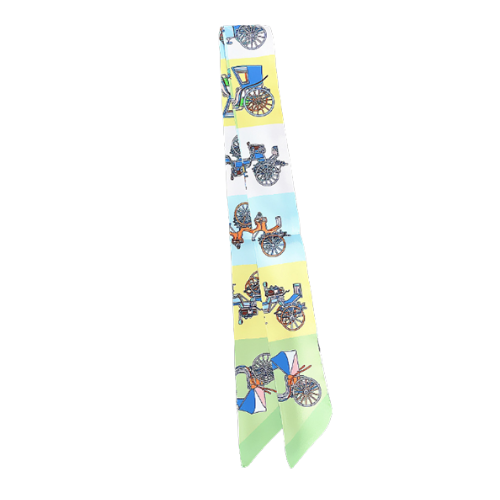 TANSY Horse Design Twilly Scarf, Hair or Handbag Tie - 85 x 5 cms
