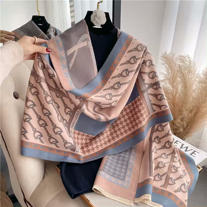 RIANNA Horse Design, Cashmere Blend, Pashmina/Shawl - 180 x 65 cms