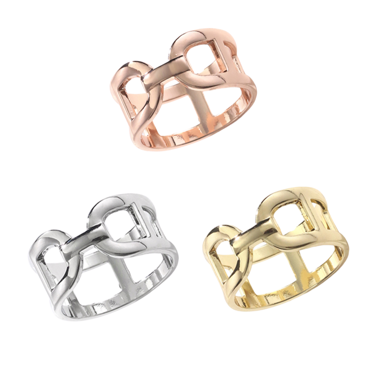 APOLLO D-Bit Snaffle Scarf Ring