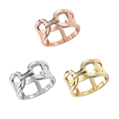 APOLLO D-Bit Snaffle Scarf Ring