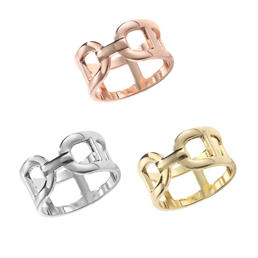 APOLLO D-Bit Snaffle Scarf Ring