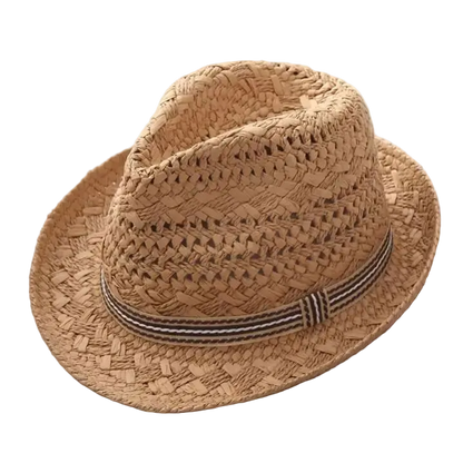 ASCOT Paper Straw Narrow Brim (4 cm) Trilby - Adult and Childs Sizes