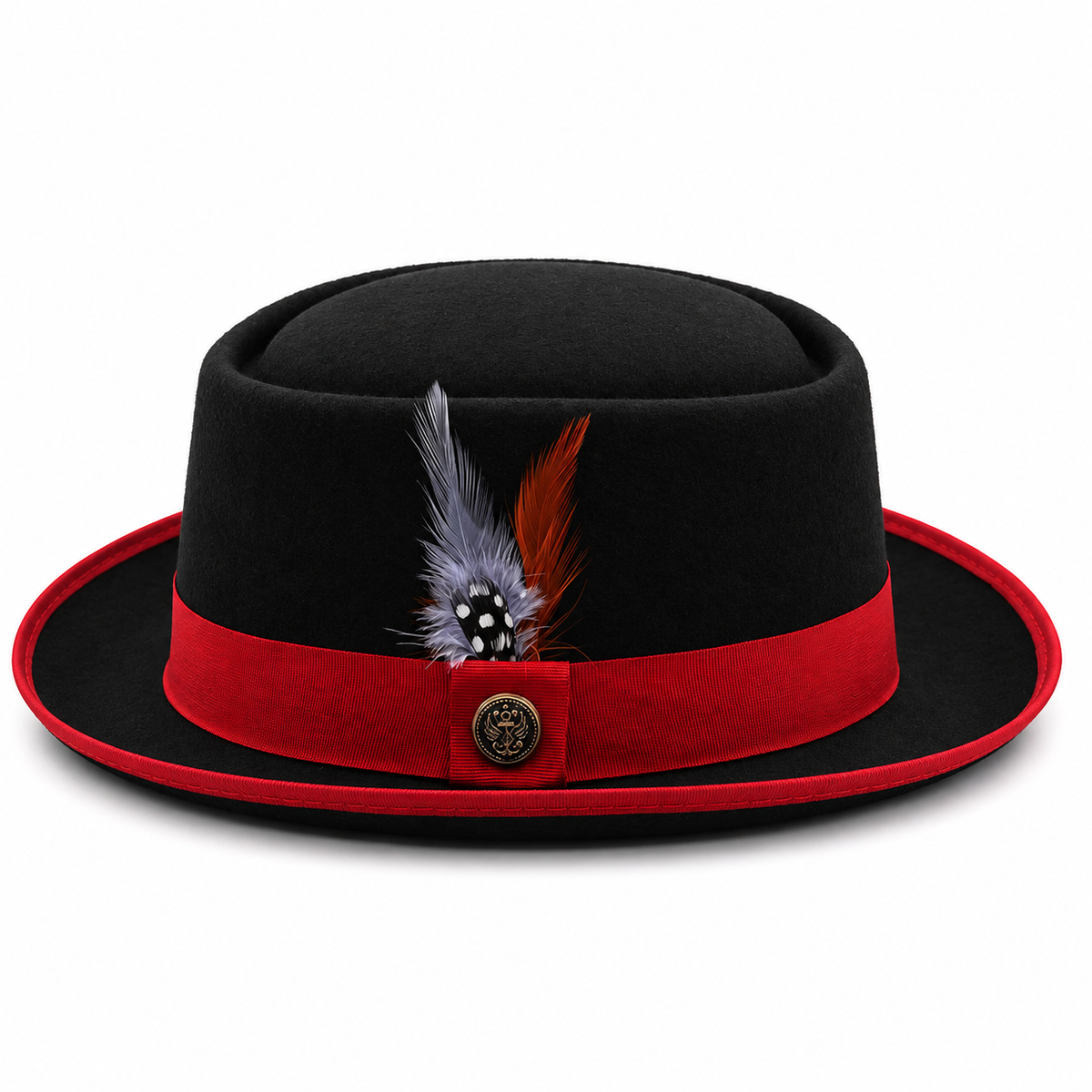 BARTON Felt Narrow Brim (5.5 cm) Pork Pie Hat | 58 cms