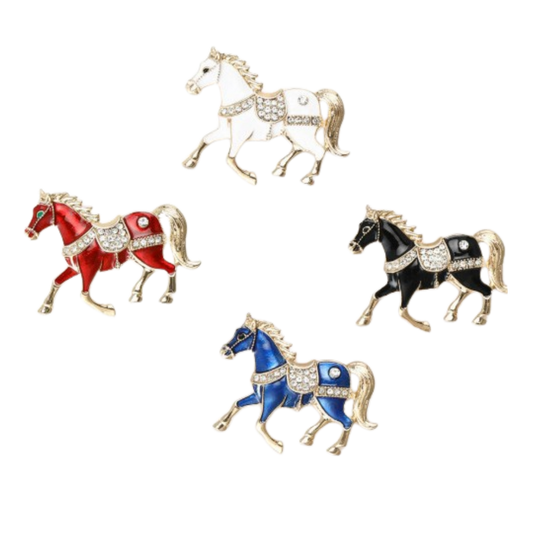 BEATRIX brooch or scarf pin - 4 x 3 cms