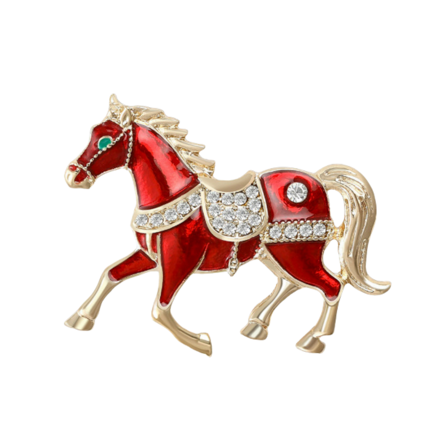 BEATRIX brooch or scarf pin - 4 x 3 cms