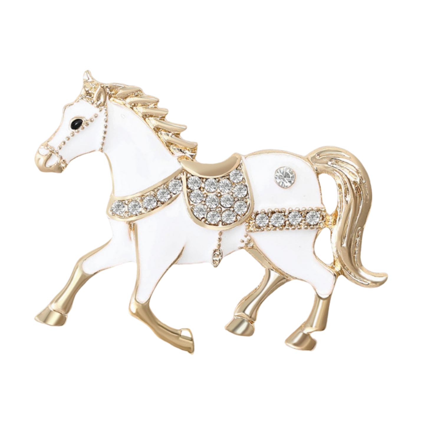 BEATRIX brooch or scarf pin - 4 x 3 cms