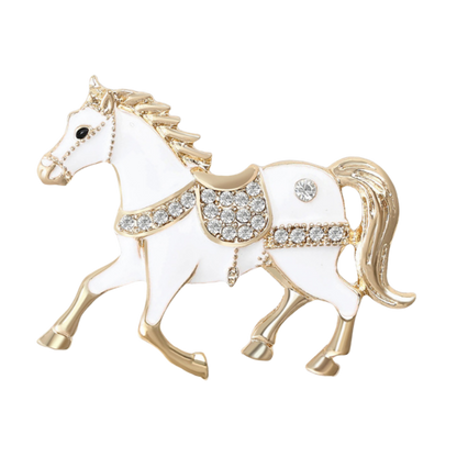 BEATRIX brooch or scarf pin - 4 x 3 cms