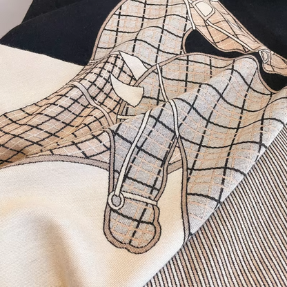 BOYD Horse design, Cashmere Blend Pashmina/Shawl - 180 x 65 cms