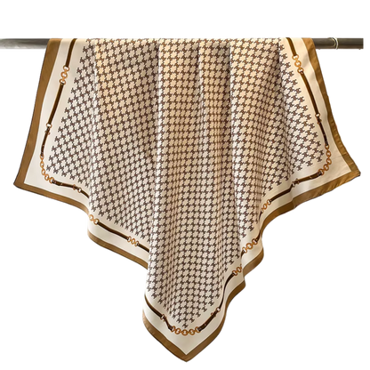 CALAIS Horse Design Twill Scarf - 70 x 70 cms