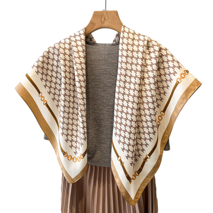 CALAIS Horse Design Twill Scarf - 70 x 70 cms