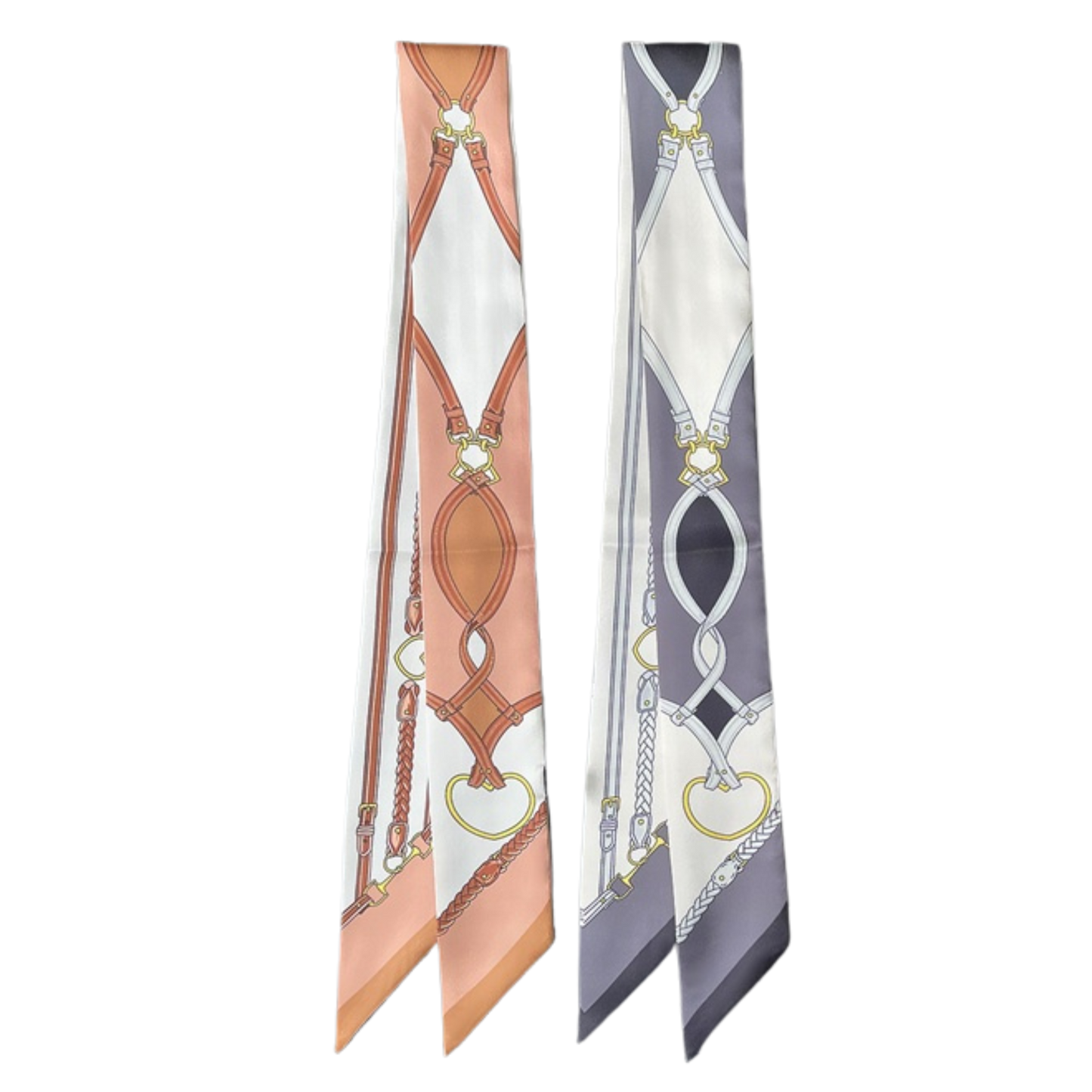CAMBRIDGE Horse Design Twilly Scarf, Hair or Handbag Tie - 85 x 5 cms
