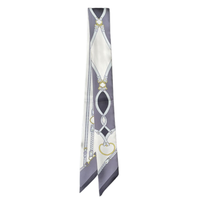 CAMBRIDGE Horse Design Twilly Scarf, Hair or Handbag Tie - 85 x 5 cms