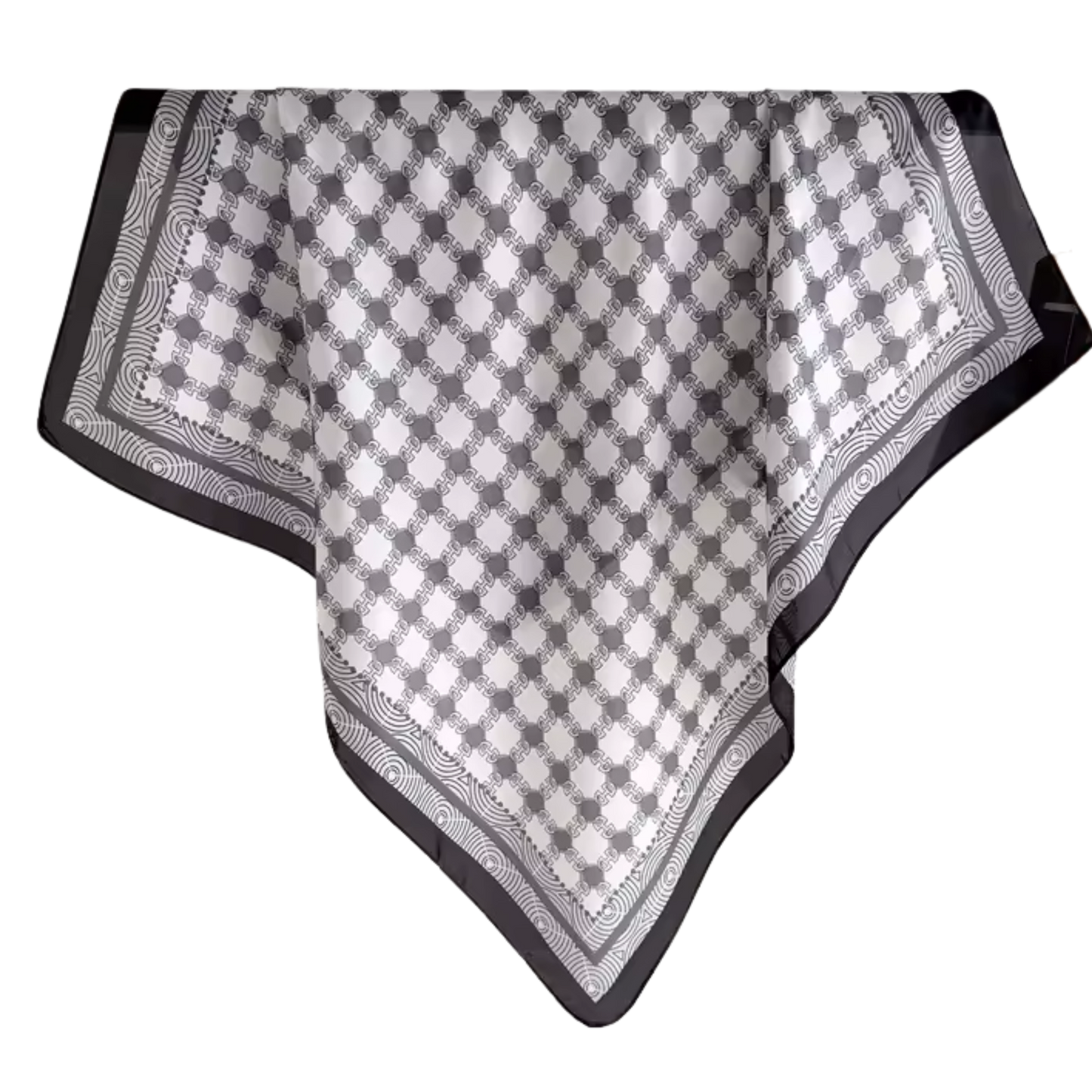 CANNES Horse Design, Satin Scarf - 70 x 70 cm