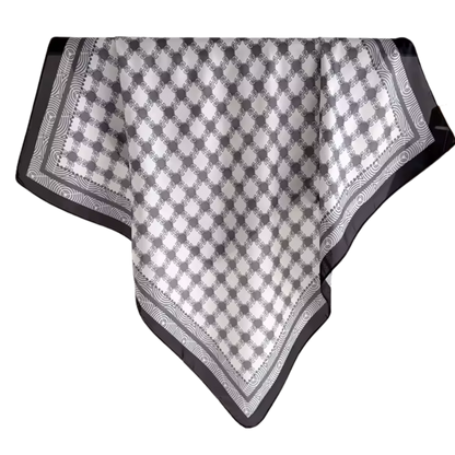 CANNES Horse Design, Satin Scarf - 70 x 70 cm