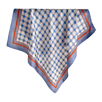 CANNES Horse Design, Satin Scarf - 70 x 70 cm