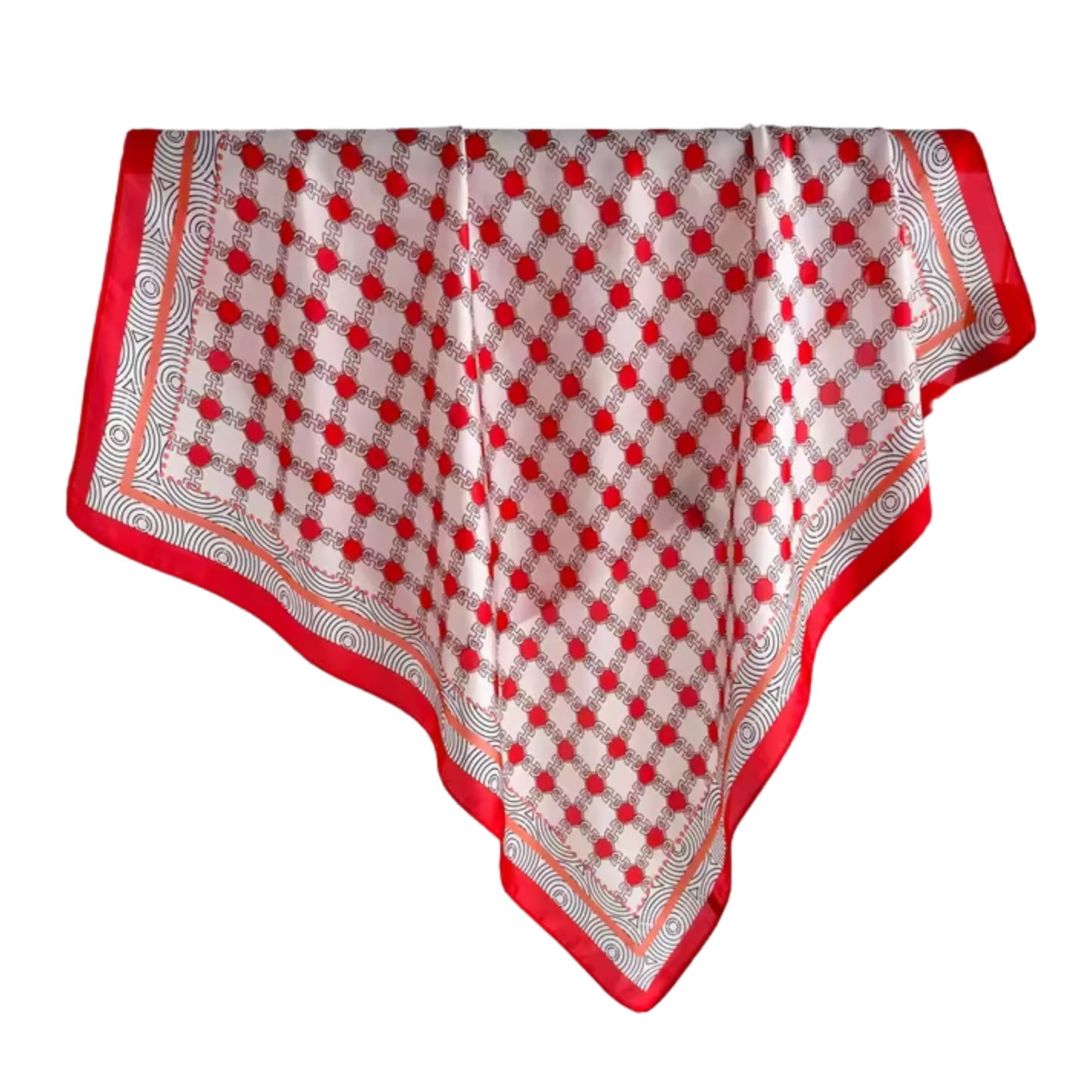 CANNES Horse Design, Satin Scarf - 70 x 70 cm