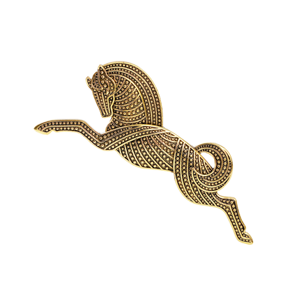 CARTHAGE brooch or scarf pin - 9 x 4 cms