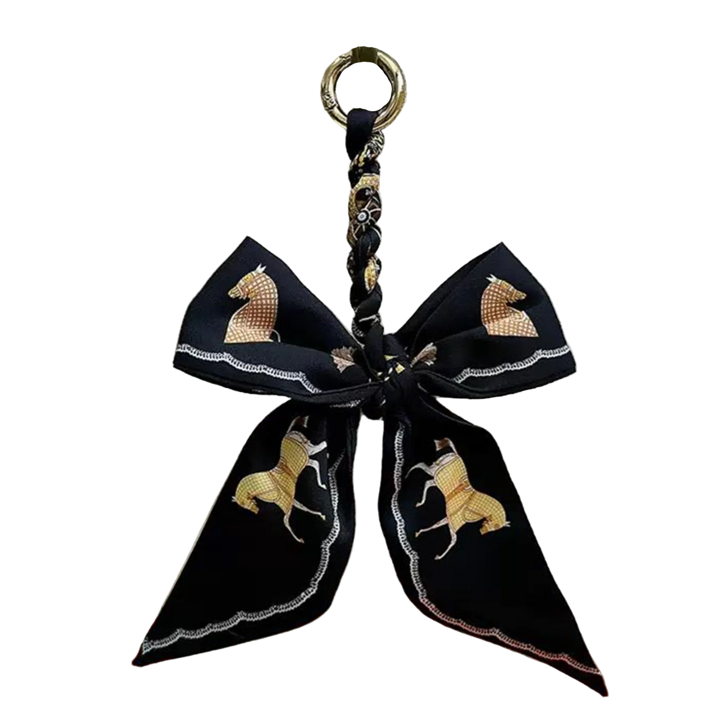 CHANTAL Pre-tied Twilly Handbag or Keyring Bow - 16 x 20 cms