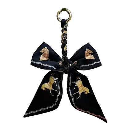 CHANTAL Pre-tied Twilly Handbag or Keyring Bow - 16 x 20 cms