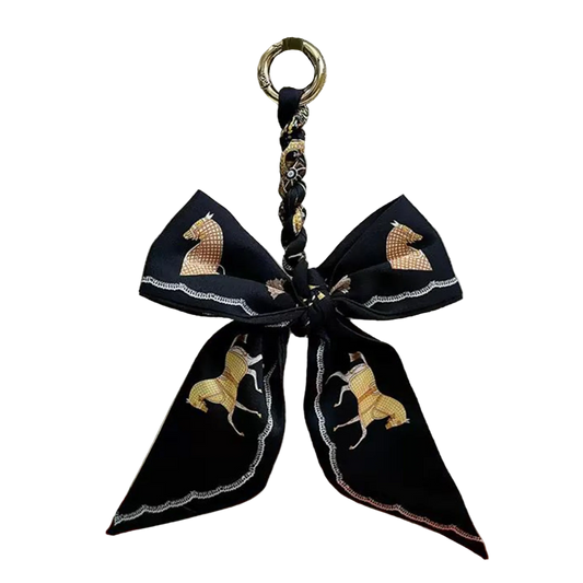 CHANTAL Pre-tied Twilly Handbag or Keyring Bow - 16 x 20 cms