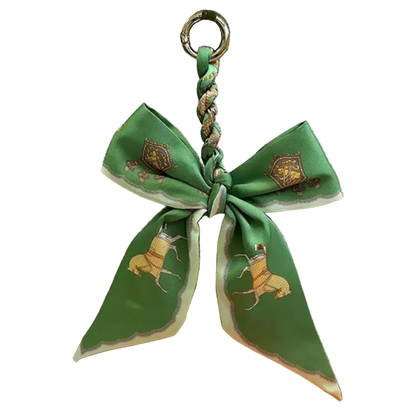 CHANTAL Pre-tied Twilly Handbag or Keyring Bow - 16 x 20 cms