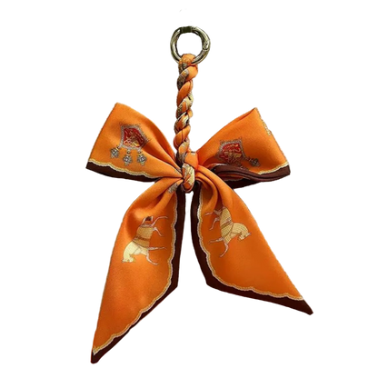 CHANTAL Pre-tied Twilly Handbag or Keyring Bow - 16 x 20 cms