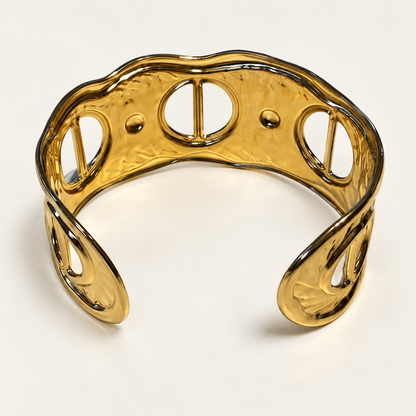 CHANTILLY Gold Cuff Bracelet