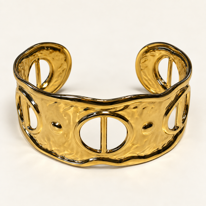 CHANTILLY Gold Cuff Bracelet