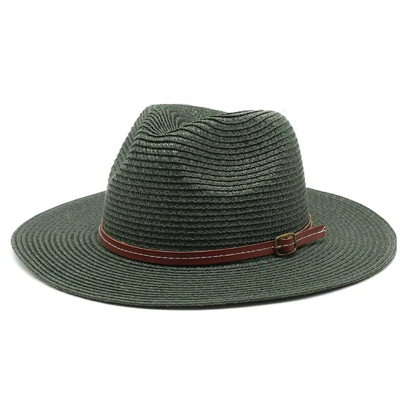 CHARLESTON Narrow Brim Crushable Straw Panama