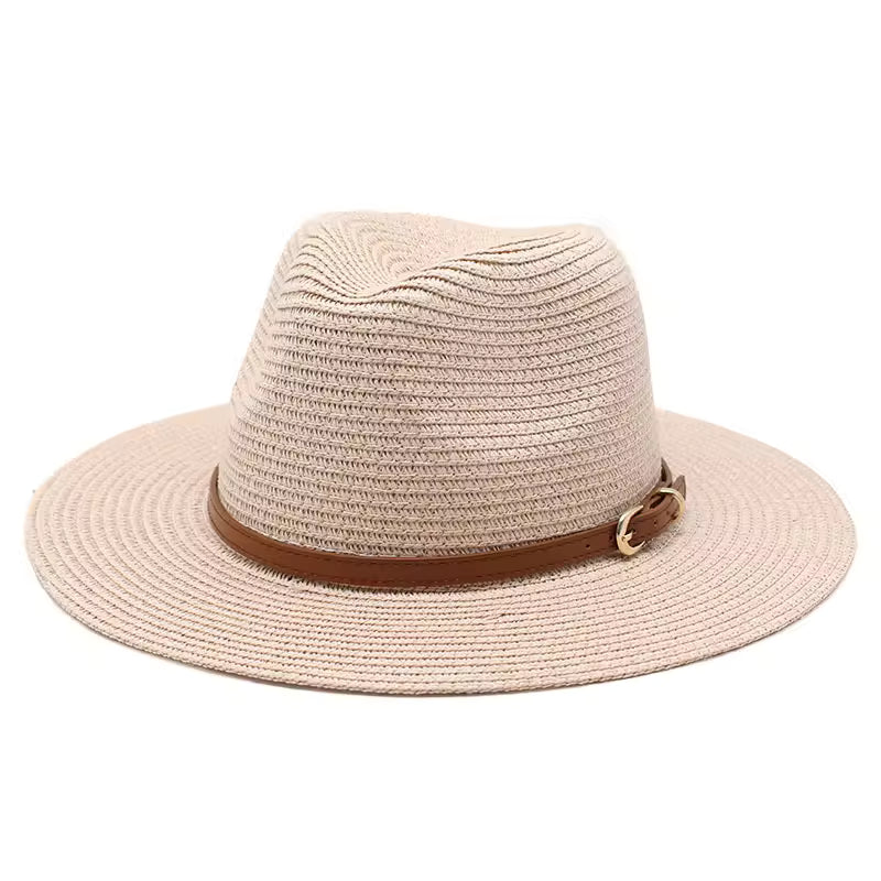 CHARLESTON Narrow Brim Crushable Straw Panama