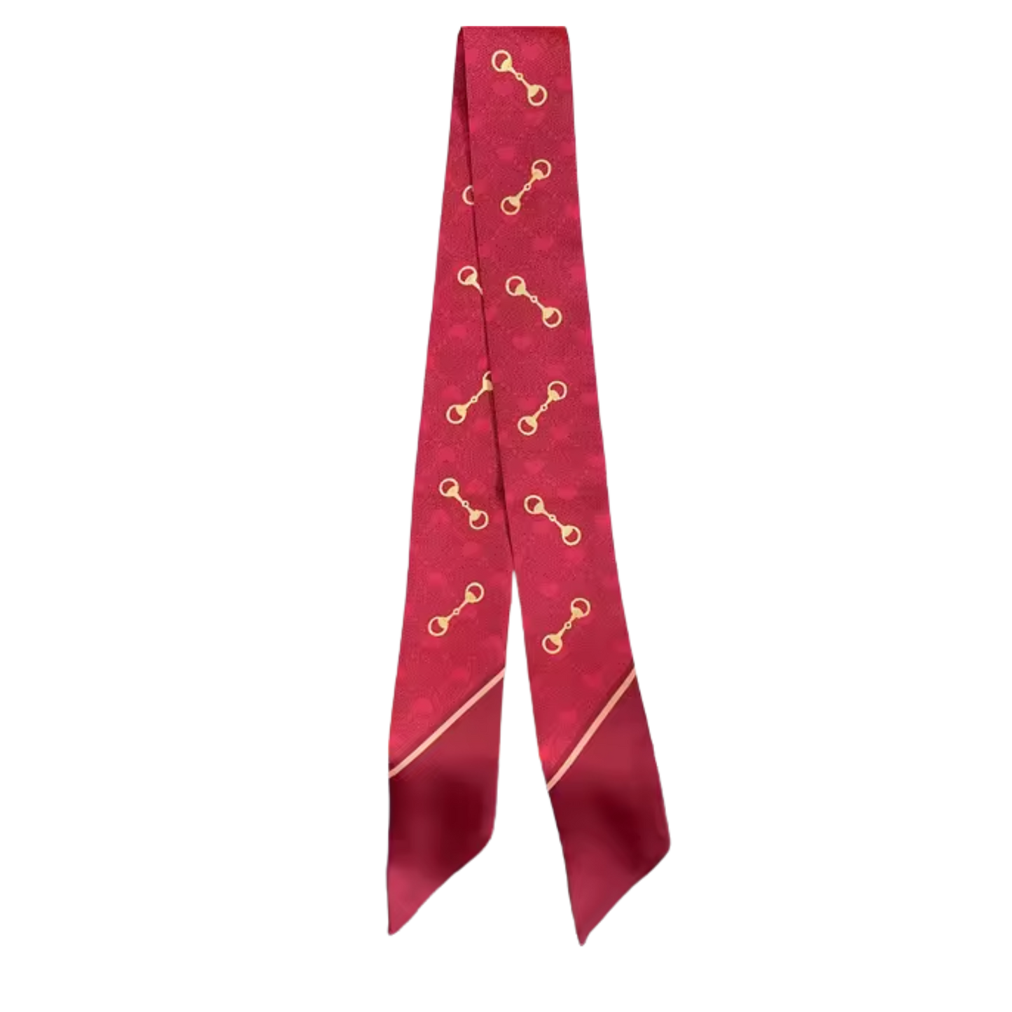 CORINTHIA Horse Design Twilly Scarf, Hair or Handbag Tie - 85 x 5 cms