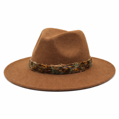 DAWSON Pheasant Feather Hat Band - Fully Adjustable (hat not included)
