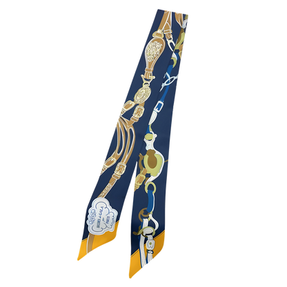 DAX Horse Design Twilly Scarf, Hair or Handbag Tie - 85 x 5 cms