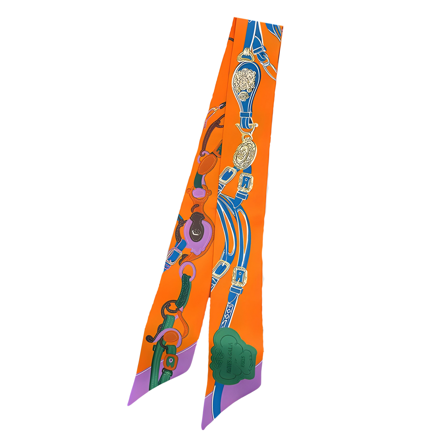 DAX Horse Design Twilly Scarf, Hair or Handbag Tie - 85 x 5 cms