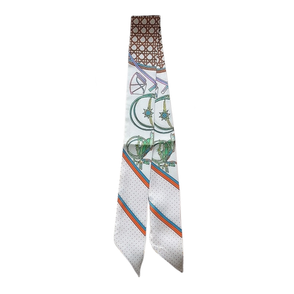 DOVER Horse Design Twilly Scarf, Hair or Handbag Tie - 85 x 5 cms