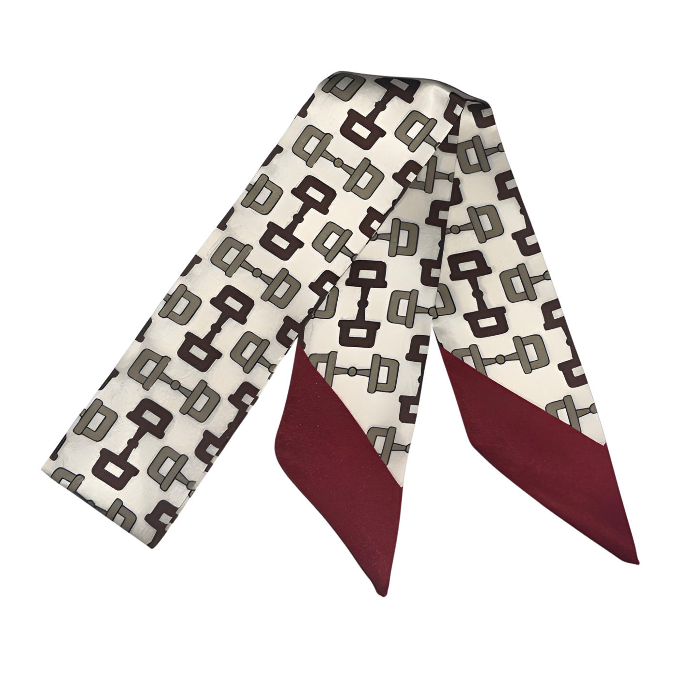 EDEN Horse Design Twilly Scarf, Hair or Handbag Tie - 85 x 5 cms