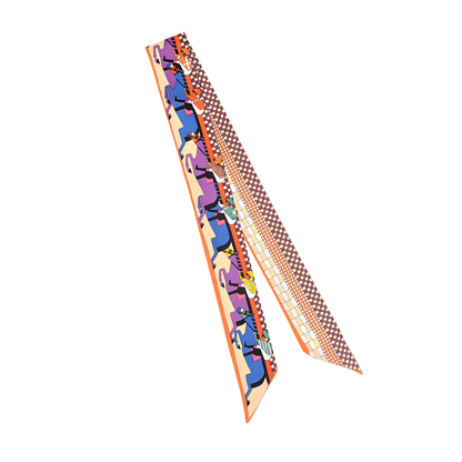 EPSON Horse Design Twilly Scarf, Hair or Handbag Tie - 85 x 5 cms