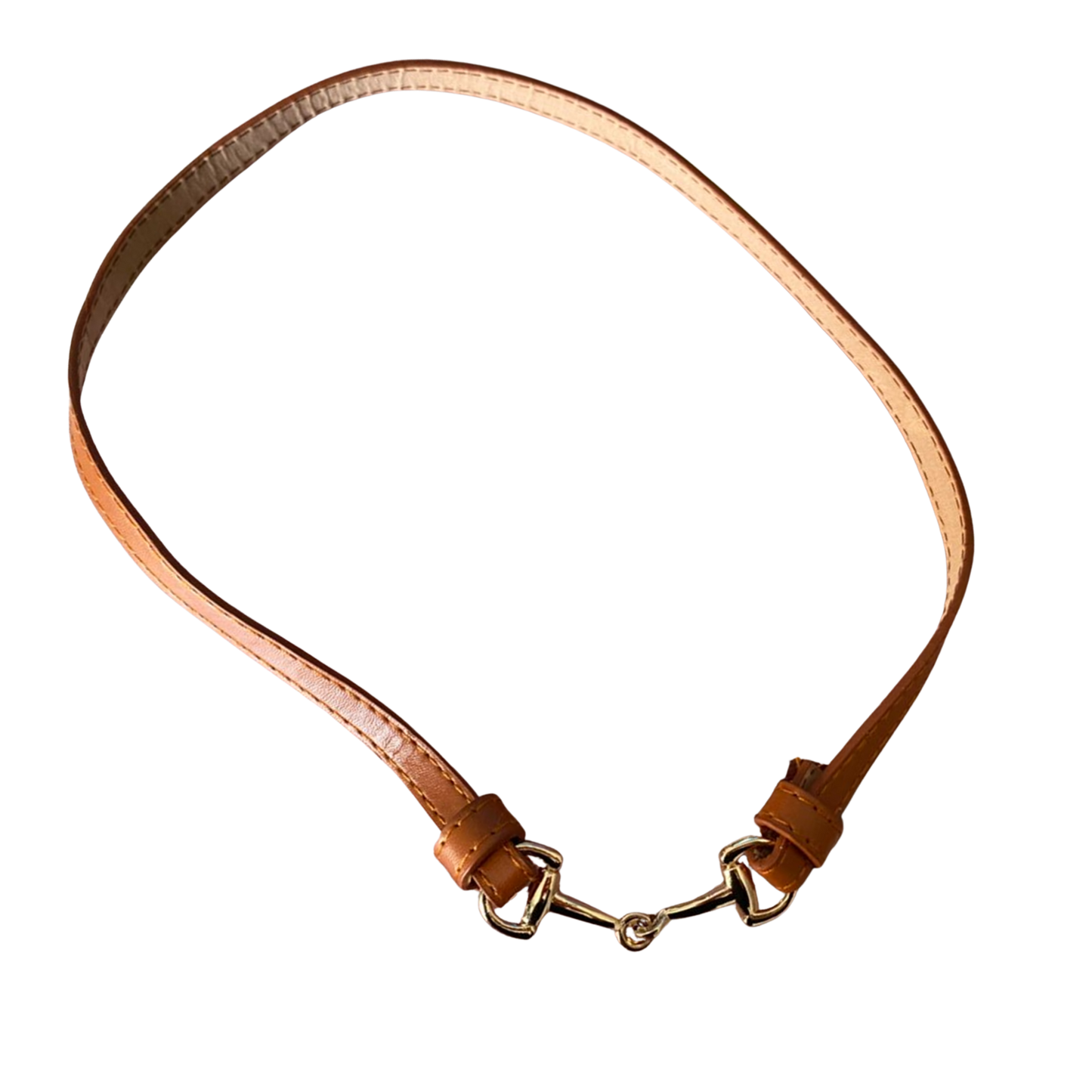 FAIRLEY Vegan Leather with Snaffle Bit Hat Band - 60 x 1 cm