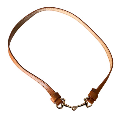 FAIRLEY Vegan Leather with Snaffle Bit Hat Band - 60 x 1 cm