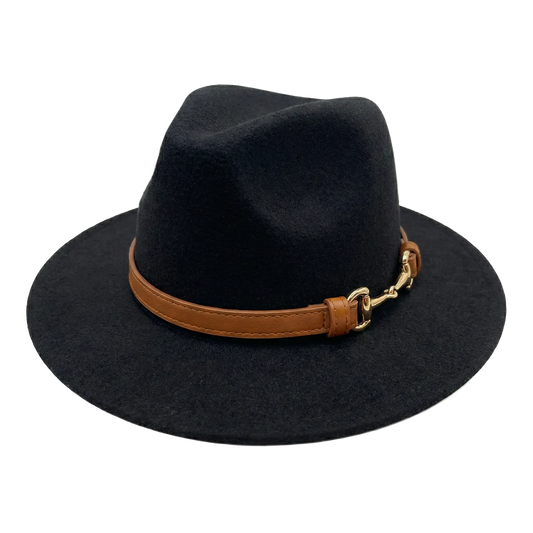 FAIRLEY Vegan Leather with Snaffle Bit Hat Band - 60 x 1 cm