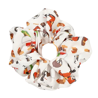 GEMMA Horse Design Scrunchie & Matching Bow (sold individually)