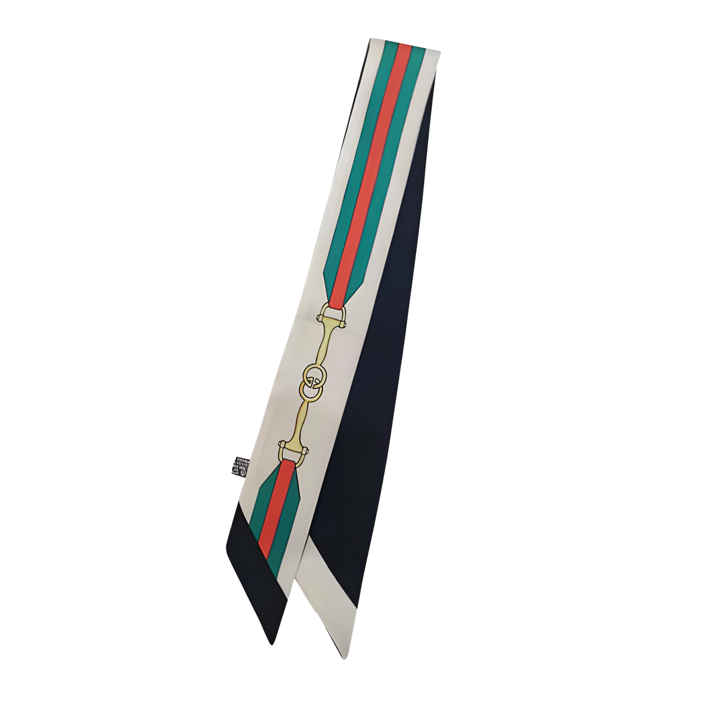 GENOA 85 Horse Design Twilly Scarf, Hair or Handbag Tie - 85 x 5 cms