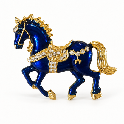 HARLEQUIN Enamel Brooch & Scarf Pin