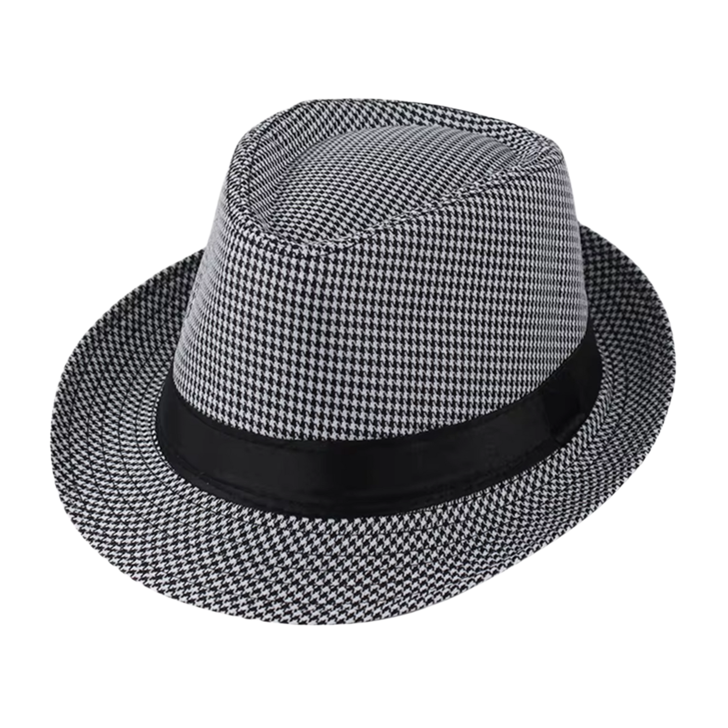 HARLEY Cotton-Blend Narrow Brim (4 cm) Trilby 58 cms