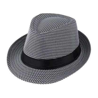 HARLEY Cotton-Blend Narrow Brim (4 cm) Trilby 58 cms