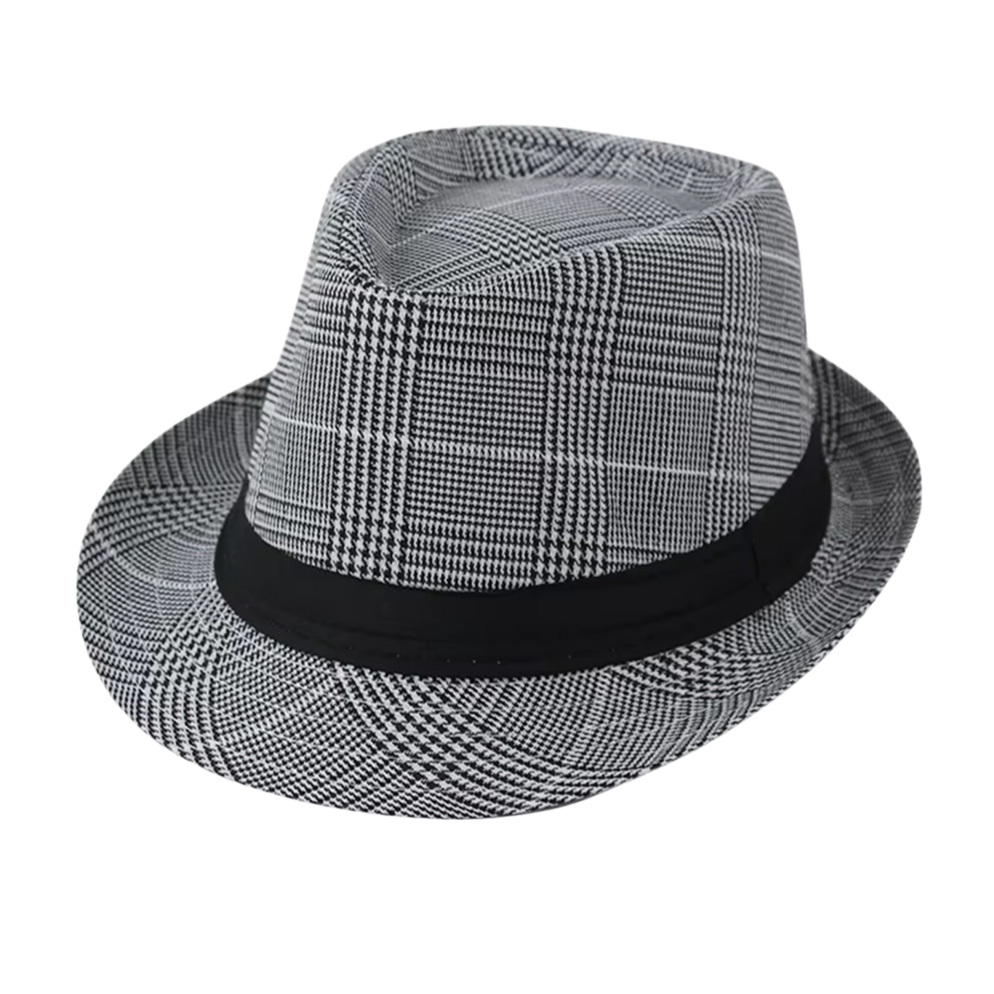 HARLEY Cotton-Blend Narrow Brim (4 cm) Trilby 58 cms