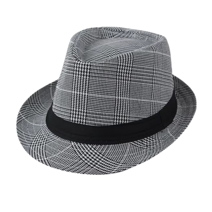 HARLEY Cotton-Blend Narrow Brim (4 cm) Trilby 58 cms