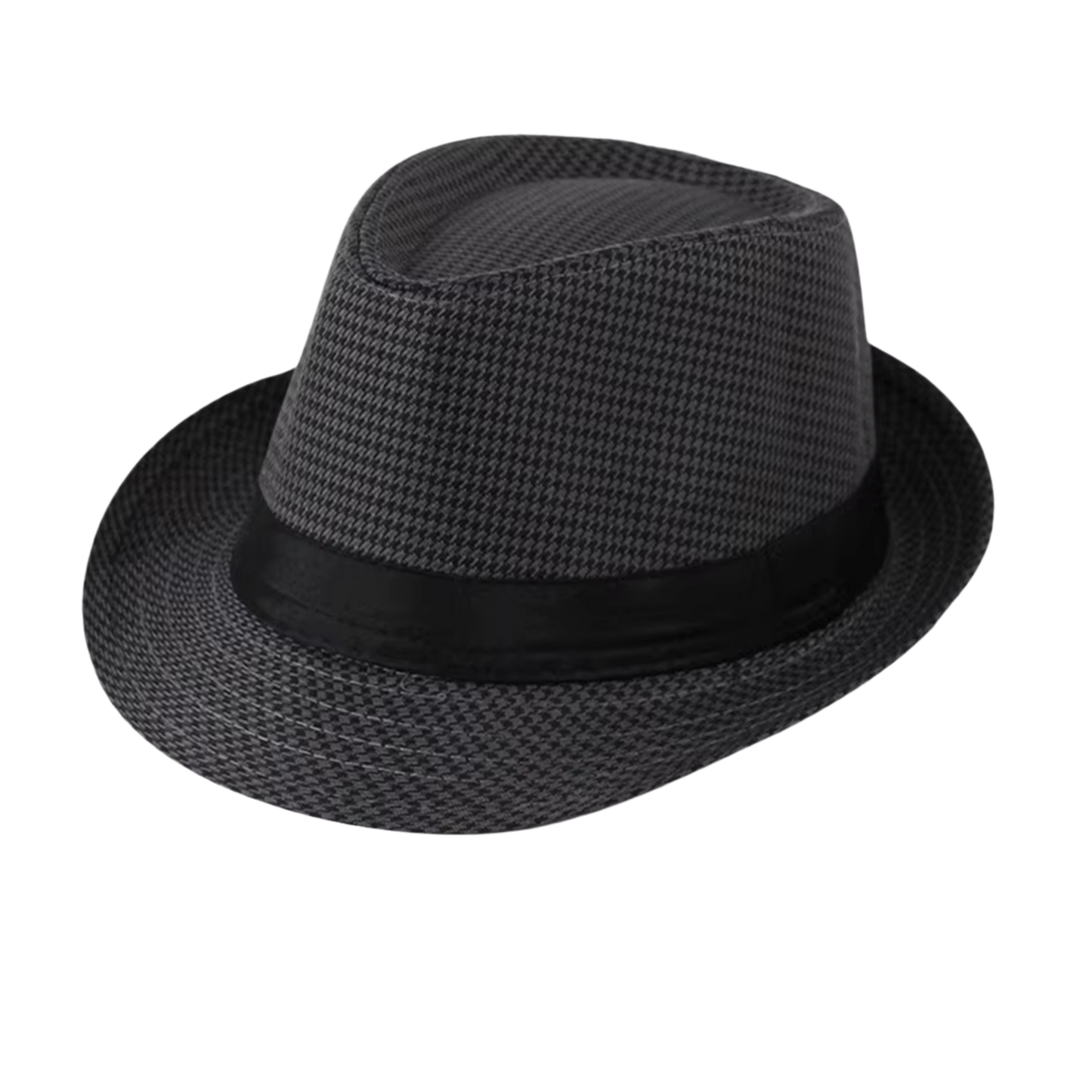 HARLEY Cotton-Blend Narrow Brim (4 cm) Trilby 58 cms